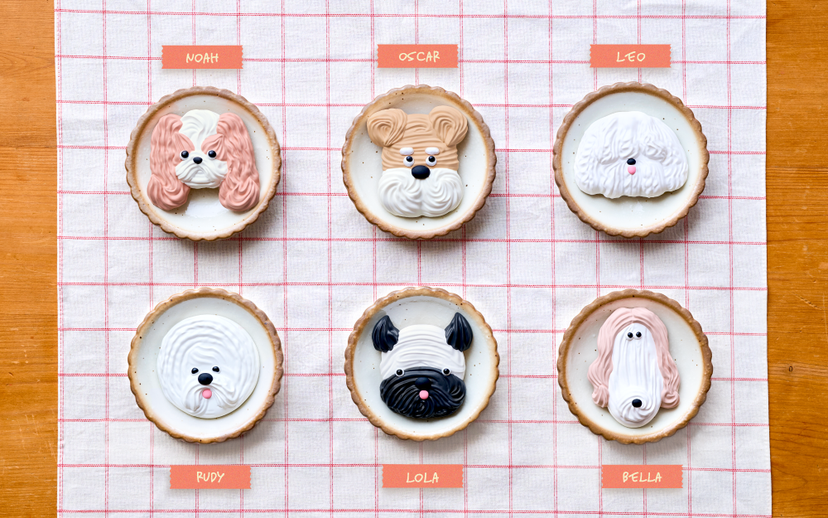 Pâtissticker Meringue Dogs Series E4