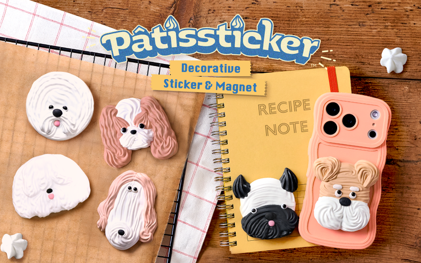 Pâtissticker Meringue Dogs Series E4