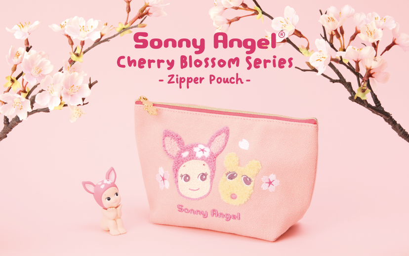 Cherry Blossom Series Zipper Pouch X2